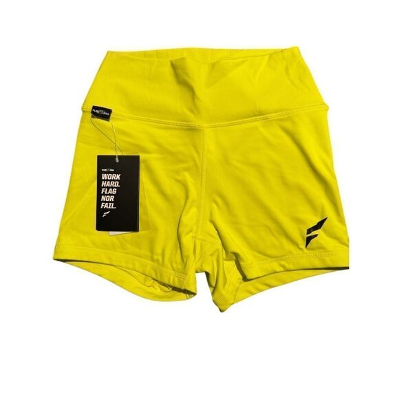Flag Nor Fail Vivid V2 shorts size small lime yellow green new with tags - Picture 3 of 11